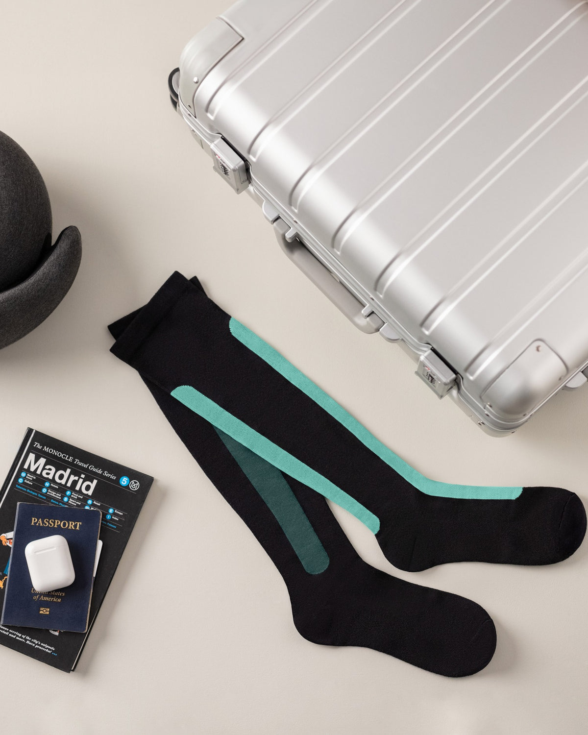 Bamboo Compression Socks [Blue&Green]