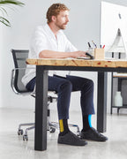 Bamboo Compression Socks [Blue&Yellow]