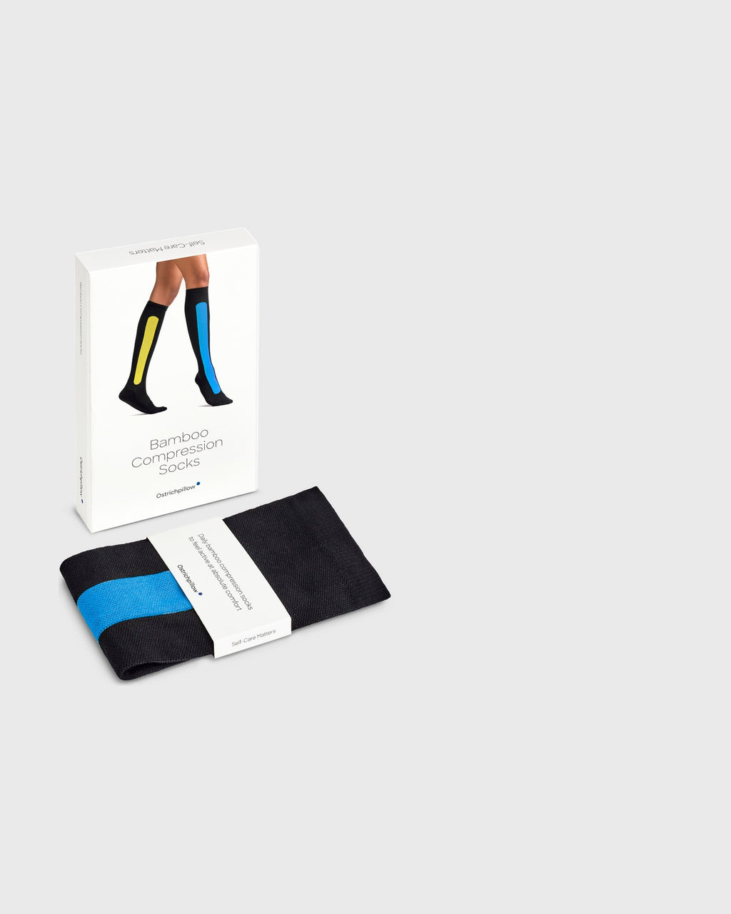 Bamboo Compression Socks [Blue&Yellow]
