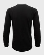 長袖クルーネック [Black]