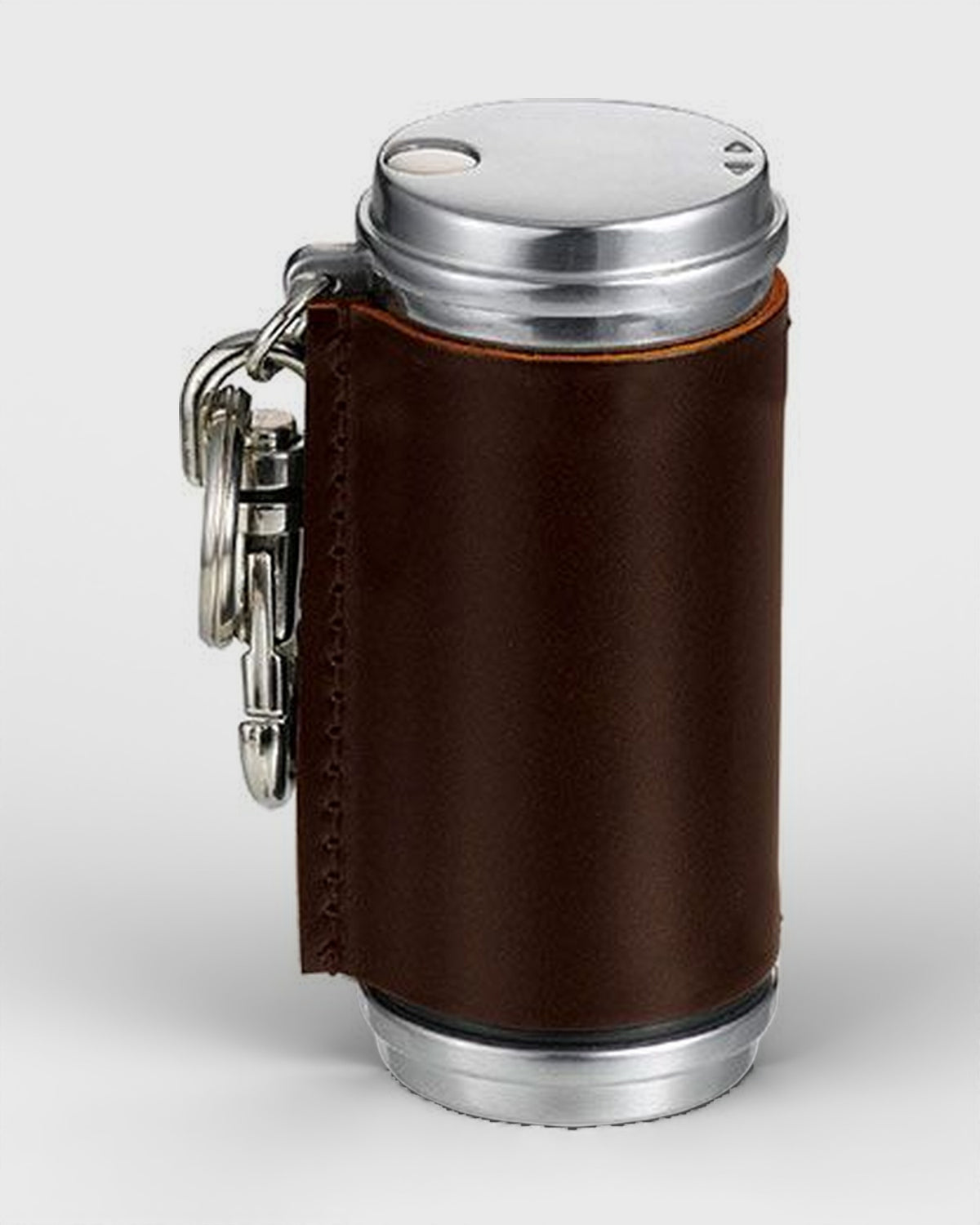 アッシュシリンダー 携帯灰皿 革巻きコードバン [ブラウン]