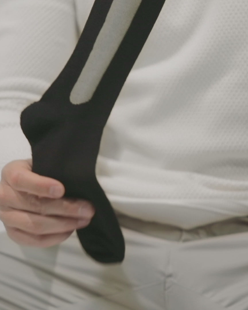 Bamboo Compression Socks [Red&Olive]（動画）